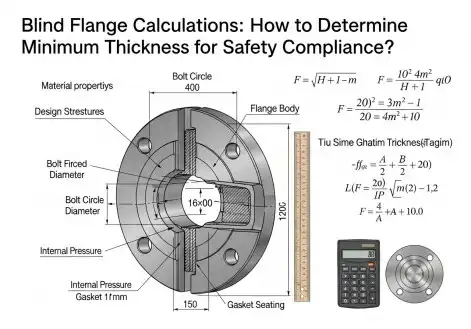Blind Flange Calculations: How to Determine Minimum Thickness for Safety Compliance？